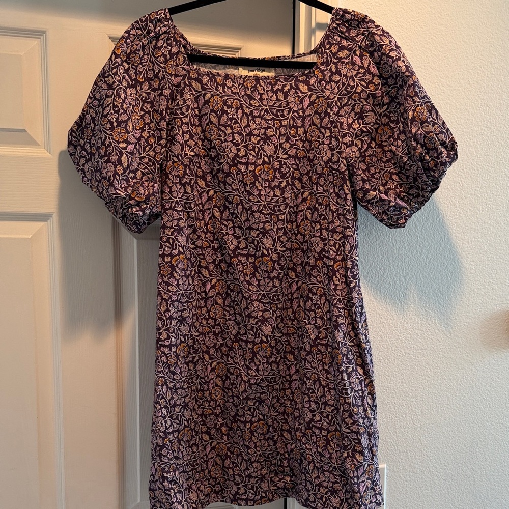 Anthropologie Porridge Floral Purple Women's dress